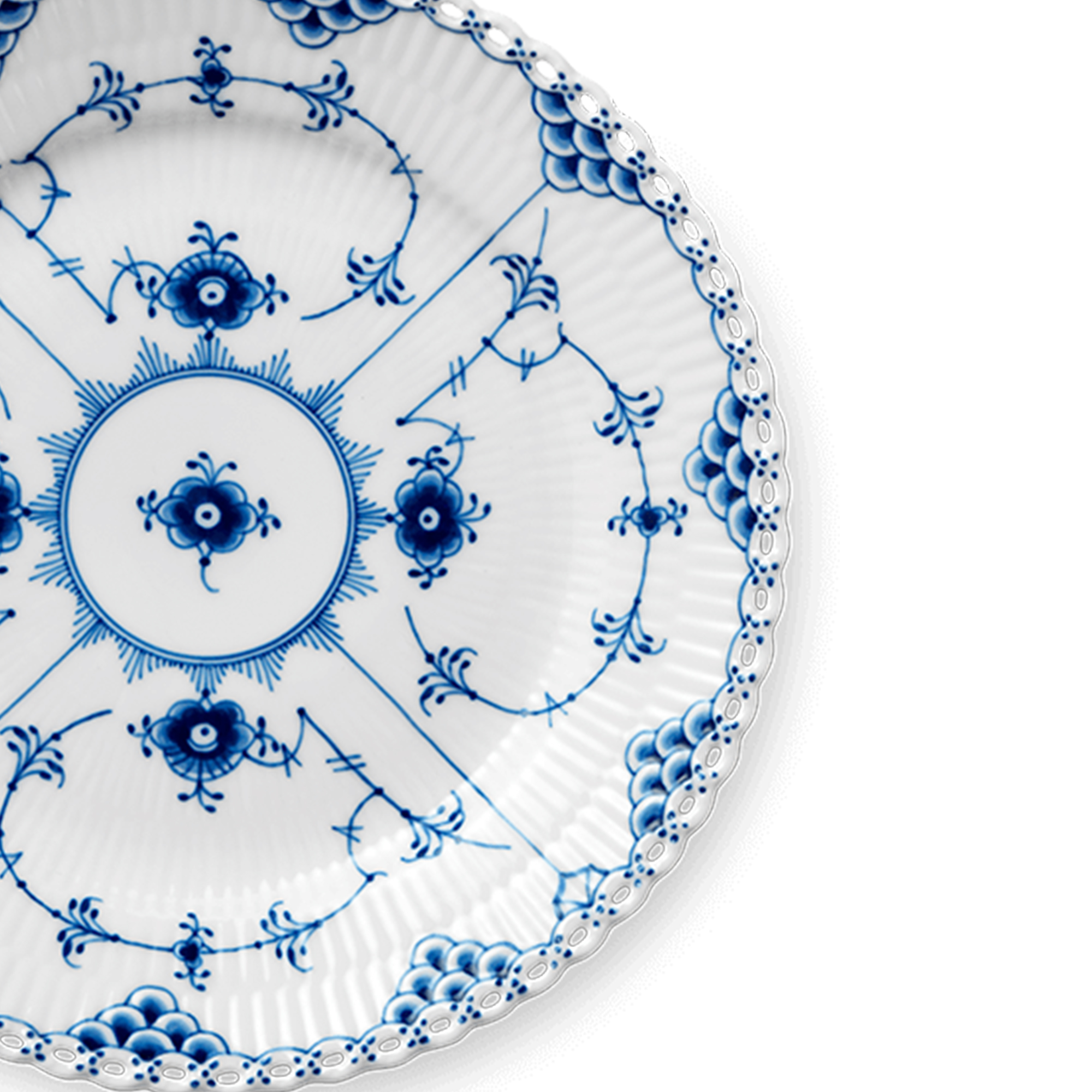 Zoom billed af Musselmalet Helblonde Tallerken 19 cm